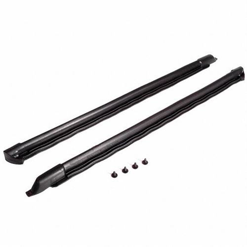 Windshield Pillar Post Seals for Convertibles. No wire inserts. 22-1/4 In. long. Pair. PILLAR POST SEAL 67 GM F BODY PAIR
